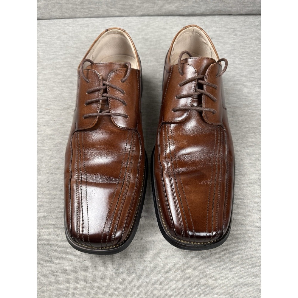 Stacy Adams SA24340-200 Men's Martell Classic Bike Toe Lace Up Shoes Brown 11.5M